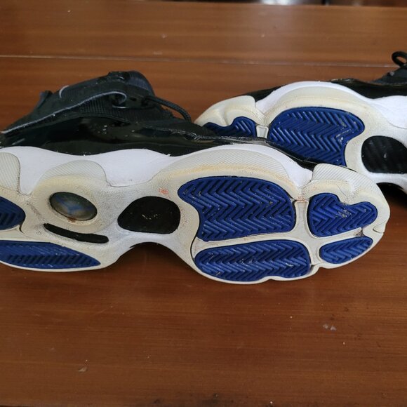 Air Jordan 6 Rings Black/Blue Size 6.5Y - Picture 2 of 5